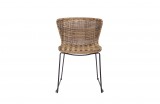 WINGS CHAIR NATUR POLY RATTAN OUTDOOR    - CHAIRS, STOOLS